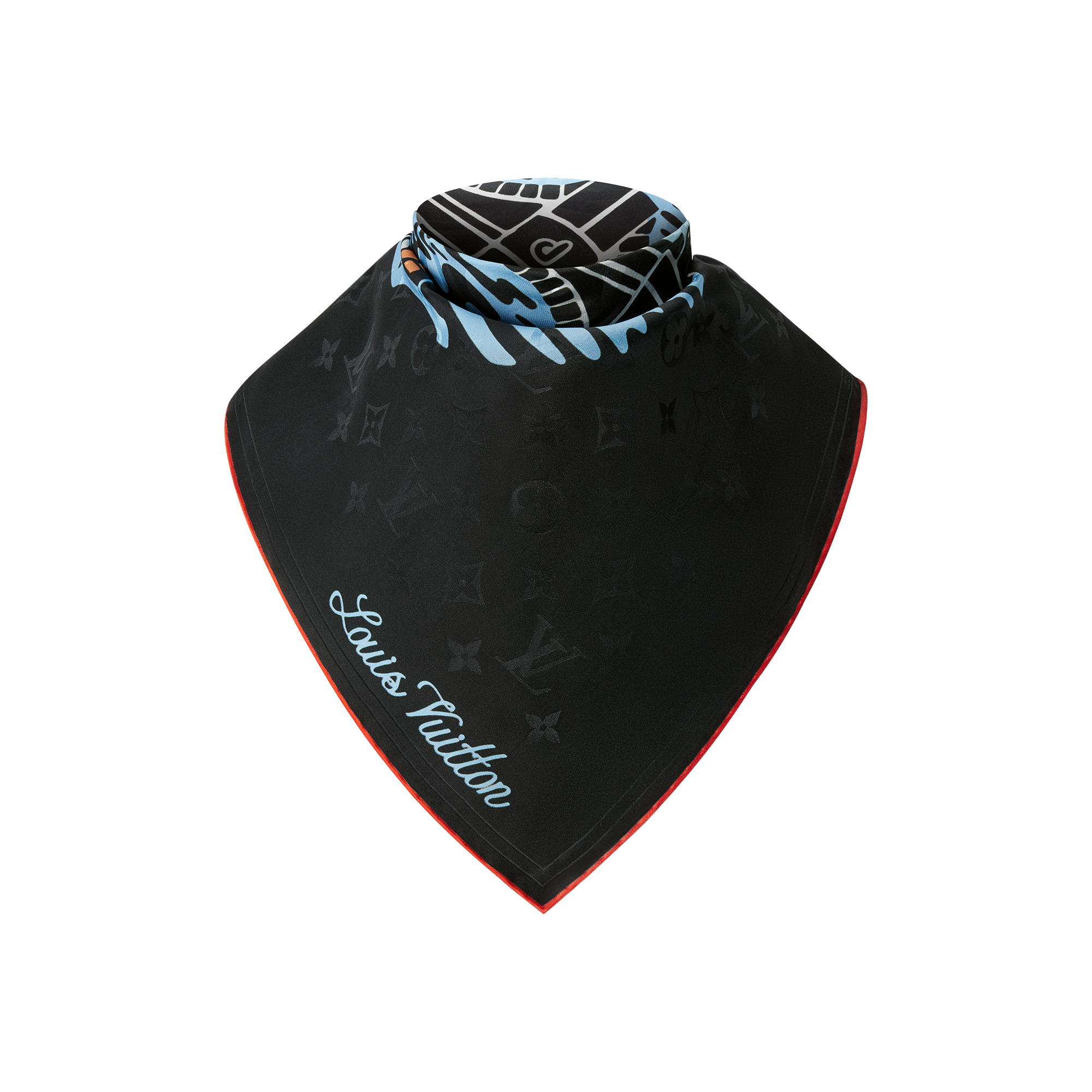 Bandana LV City Stamp S00 - Para Ele | LOUIS VUITTON ®